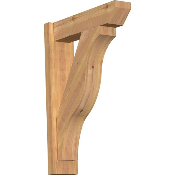 Ekena Millwork Funston Slat Smooth Outlooker, Western Red Cedar, 5 1/2"W x 20"D x 28"H OUT06X20X28FST06SWR - main